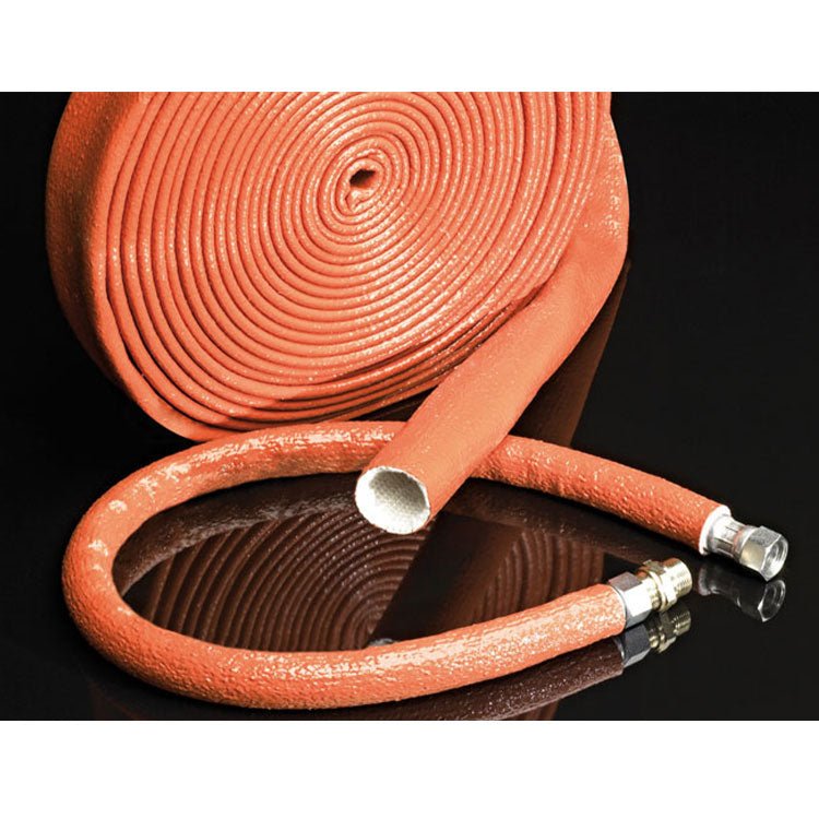 Fire Sleeve, 20m rolls, Rust red colour - Saunders Distribution