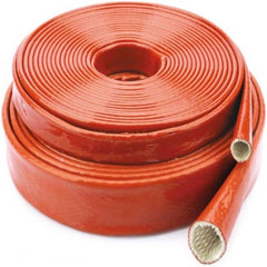 Fire Sleeve, 20m rolls, Rust red colour - Saunders Distribution