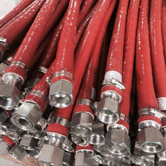 Fire Sleeve, 20m rolls, Rust red colour - Saunders Distribution